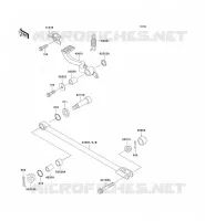 PEDALE DE FREIN/TORQUE LINK pour Kawasaki ZZR1100