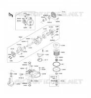 POMPE A HUILE/FILTRE &Agrave; HUILE pour Kawasaki ZZR1100