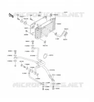 RADIATEUR D'HUILE pour Kawasaki ZZR1100