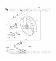 ROUE AVANT pour Kawasaki ZZR1100
