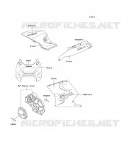 STICKER (NOIR) pour Kawasaki ZZR1100