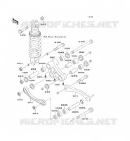 SUSPENSION ARRI&Egrave;RE pour Kawasaki ZZR1100