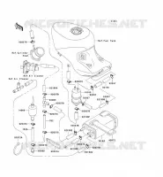 SYSTEME D'EVAPORATION CARBURANT pour Kawasaki ZZR1100
