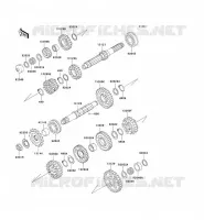 TRANSMISSION pour Kawasaki ZZR1100