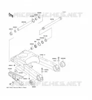 BRAS OSCILLANT pour Kawasaki ZZR1100