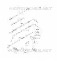 CABLES pour Kawasaki ZZR1100