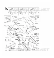 CARENAGE pour Kawasaki ZZR1100