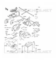 CHASSIS EQUIPMENT ELECTRIQUE pour Kawasaki ZZR1100