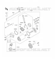 D&Eacute;MARREUR pour Kawasaki ZZR1100