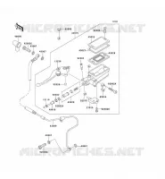EMBRAYAGE MAITRE CYLINDRE pour Kawasaki ZZR1100
