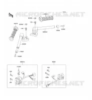 GUIDON pour Kawasaki ZZR1100