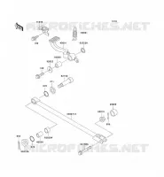 PEDALE DE FREIN pour Kawasaki ZZR1100