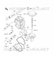 PI&Egrave;CES DE CARBURATEUR pour Kawasaki ZZR1100