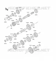 TRANSMISSION pour Kawasaki ZZR1100