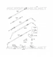CABLES pour Kawasaki ZZR1100