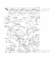 CARENAGE pour Kawasaki ZZR1100