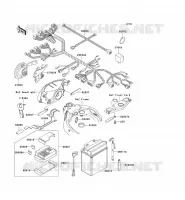 CHASSIS EQUIPMENT ELECTRIQUE pour Kawasaki ZZR1100