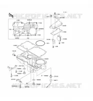 COUVERCLE RENIFLARD/CARTER D'HUILE pour Kawasaki ZZR1100