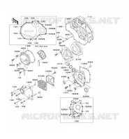 COUVERCLES MOTEUR pour Kawasaki ZZR1100