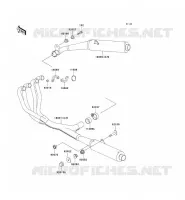 &Eacute;CHAPPEMENT pour Kawasaki ZZR1100