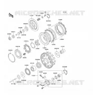 EMBRAYAGE pour Kawasaki ZZR1100