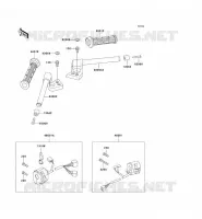 GUIDON pour Kawasaki ZZR1100
