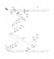 PEDALE DE FREIN pour Kawasaki ZZR1100