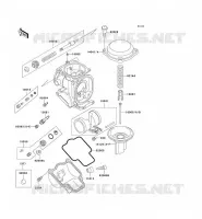 PI&Egrave;CES DE CARBURATEUR pour Kawasaki ZZR1100