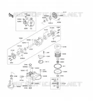POMPE A HUILE pour Kawasaki ZZR1100