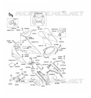 CARENAGE pour Kawasaki ZZR1100