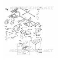 CHASSIS EQUIPMENT ELECTRIQUE pour Kawasaki ZZR1100