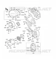 COUVERCLES MOTEUR pour Kawasaki ZZR1100