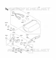 FEUX ARRI&Egrave;RE(S) pour Kawasaki ZZR1100