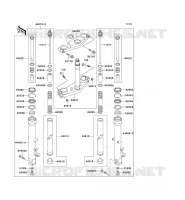 FOURCHE pour Kawasaki ZZR1100