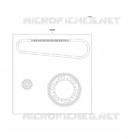 KIT CHAINE pour Kawasaki ZZR1100