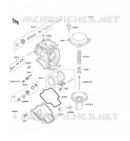 PI&Egrave;CES DE CARBURATEUR pour Kawasaki ZZR1100
