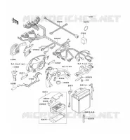 CHASSIS EQUIPMENT ELECTRIQUE pour Kawasaki ZZR1100