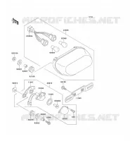 FEUX ARRI&Egrave;RE(S) pour Kawasaki ZZR1100