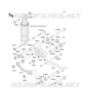 SUSPENSION ARRI&Egrave;RE pour Kawasaki ZZR1100