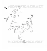 BEQUILLES pour Kawasaki ZZR1100