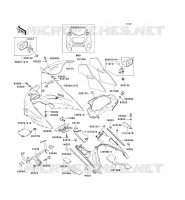CARENAGE pour Kawasaki ZZR1100
