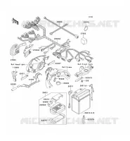 CHASSIS EQUIPMENT ELECTRIQUE pour Kawasaki ZZR1100