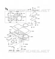 COUVERCLE RENIFLARD/CARTER D'HUILE pour Kawasaki ZZR1100