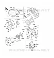 COUVERCLES MOTEUR pour Kawasaki ZZR1100