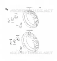 PNEUS pour Kawasaki ZZR1100