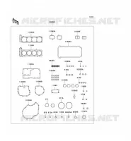 POCHETTE DE JOINT pour Kawasaki ZZR1100