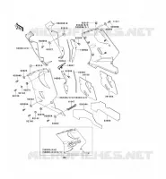 CARENAGE INFERIEUR pour Kawasaki ZZR1100