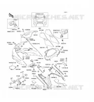 CARENAGE pour Kawasaki ZZR1100