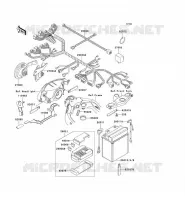 CHASSIS EQUIPMENT ELECTRIQUE pour Kawasaki ZZR1100