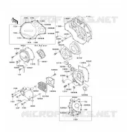 COUVERCLES MOTEUR pour Kawasaki ZZR1100